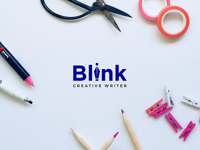 Blink Logo Design blink brand branding branding design creative creative design design design art designer designs india lalit logo logo design logo designer logodesign logos logotype wordmark logo wordmark logo designer