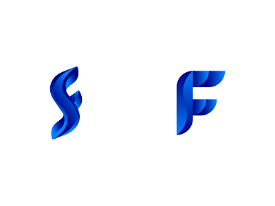 SF or FS logo concept