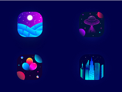 App icons by Lalit on Dribbble