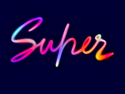 Super designer futuristic illustration india lettering logotype print super typography