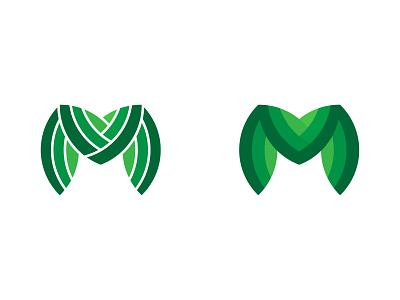 M + Leaf brand identity branding branding design design designer growers india lalit leaf logo logo design logo designer m nature pattern print