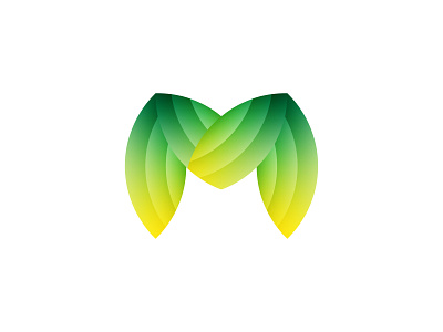 M + Leaf brand identity branding branding design design designer india lalit leaf logo logo design logo designer m nature print