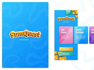 SumQuest Home Screen
