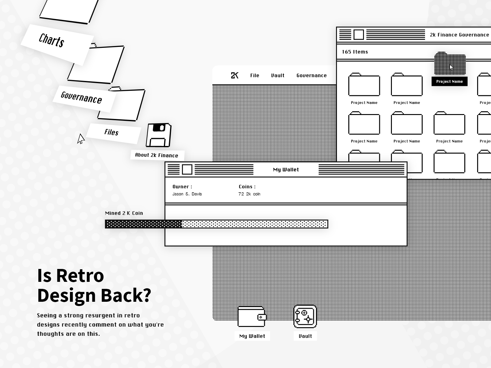 Is Retro Back? by Duncan Meyer on Dribbble