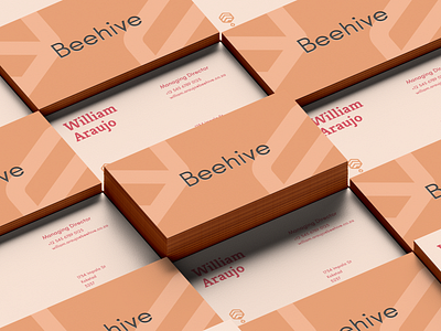 Beehive Business Card Mockup 🐝 beehive branding branding design business card design businesscard corporate design corporate identity logodesign