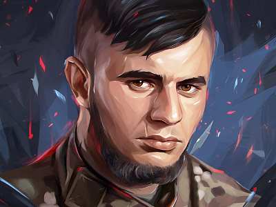 Named da Vinci face male man portrait soldier ua ukraine art digital