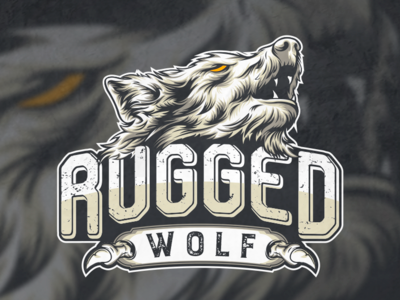 masculine logo of a wolf vektorgrafik vektor artwork graphicdesign logodesigns ilustration illustrator badgedesign logo wolf