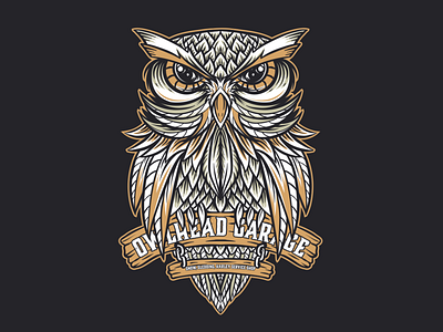 owl badge logo badgedesign emblem logo illistration logo owl logo t shirt tattoo