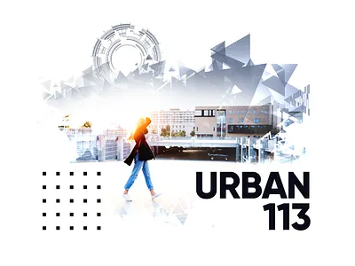 Urban113 city clean design light minimal typography urban white woman