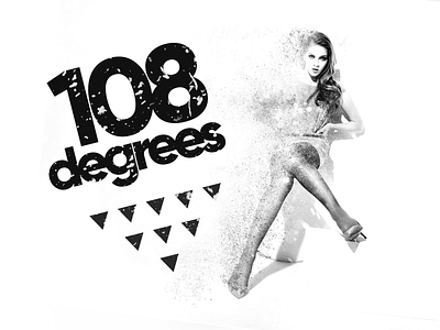 108 degrees black and white branding clean design distort fashion fashion brand girl light minimal monochrome sand sexy simple typography white woman