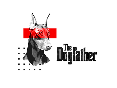 The Dogfather | Red monochrome