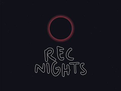 Visual Identity For Rec Nights