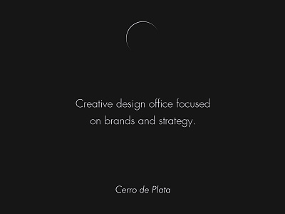 Cerro de Plata black branding design logo mexico moon strategy