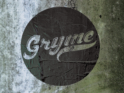 Gryme Logo Design and Exploration clothing layering overlay photography photoshop