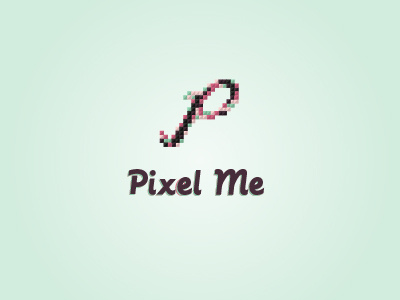 Mock Logo Concept for Pixel Me adobe clean illustrator kuler logo photoshop pixel simple
