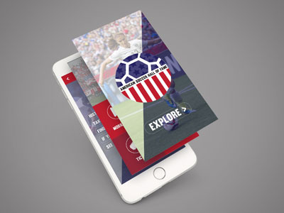 Soccer Museum App concept app branding soccer ux