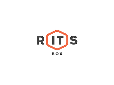 Rits Box animation branding clean design flat illustration lettering logo type typography vector