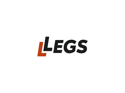 Legs branding clean design flat illustration lettering logo type typography vector