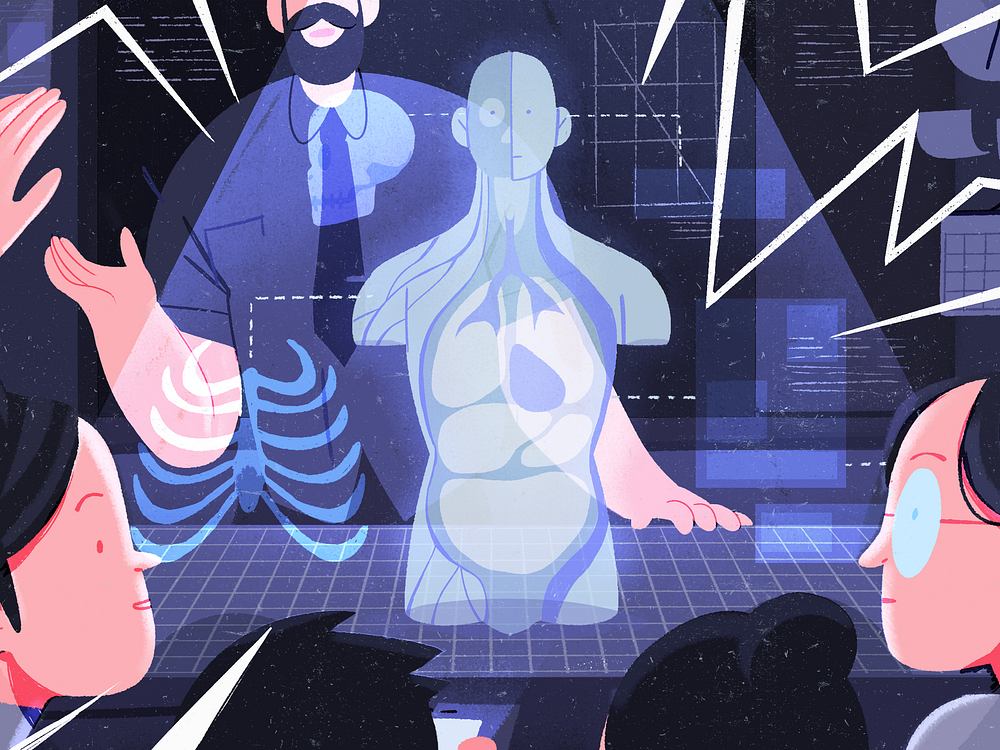 Hologram Classroom by Lydia Hill on Dribbble