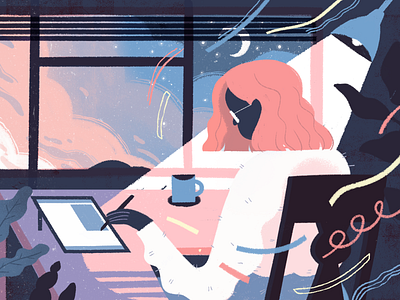 Late Night Procreate by Lydia Hill on Dribbble
