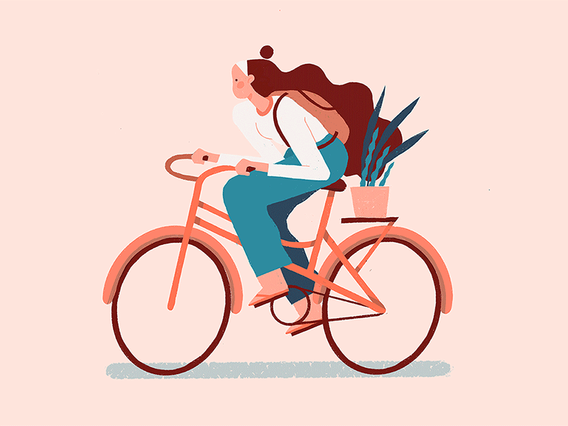 Cycling Loop Animation by Lydia Hill on Dribbble