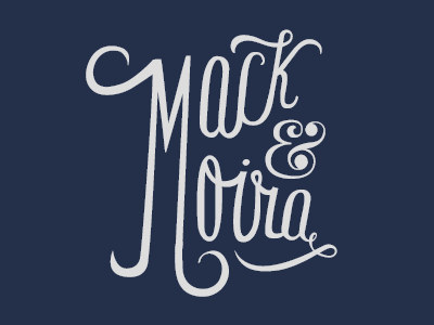 Mack and Moira hand lettering lettering type typography