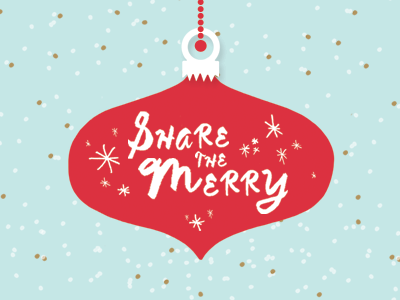 Share the Merry christmas holiday illustration merry ornament