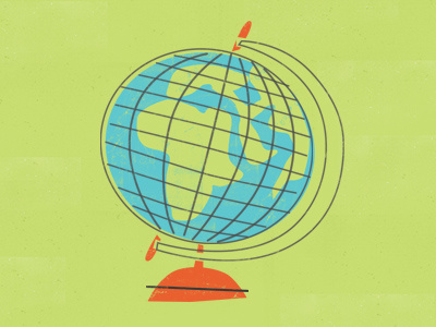 Globe earth globe icon illustration planet texture travel world