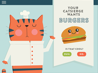 Catsierge animals cat character illustration cheeseburger cute food design illustration