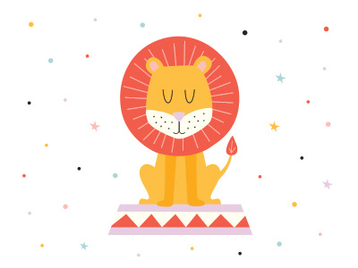 Circus lion