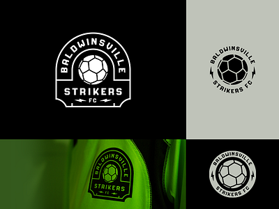 Baldwinsville Strikers FC logo logo design branding logodesign soccer sports tshirt
