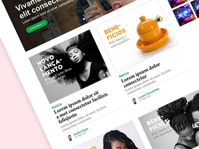 Grilados - Interface blog blog design interface ui webdesign