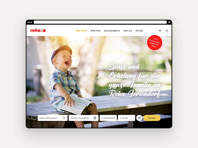 Reka family holidays • Redesign conception design holiday redesign research ui ux website