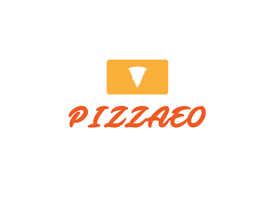 Pizzaeo awesome custom design dribbble food illustration logo pizza vector