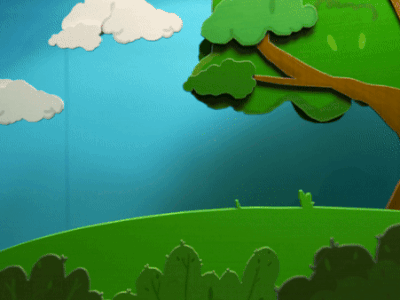 Balloon animation cardboard cgi set design virtual