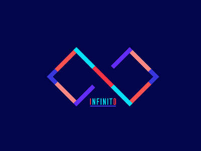 Logo Infinito brand design brand identity branding design digital logo logodesign logotype modern