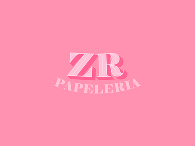Papeleria Zr brand brand design brand identity branding branding design design logo logo design logodesign logos logotype stationery stationery design stationery logo