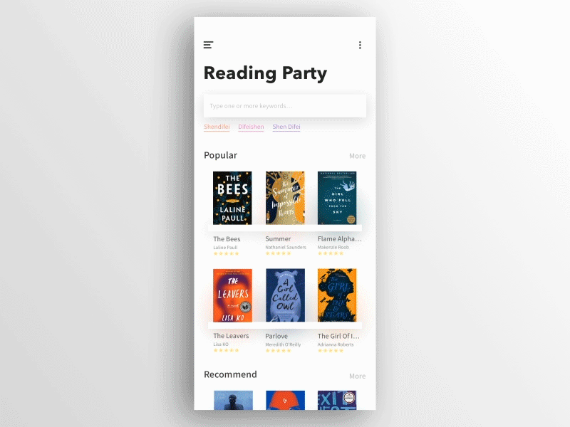 About the app of books