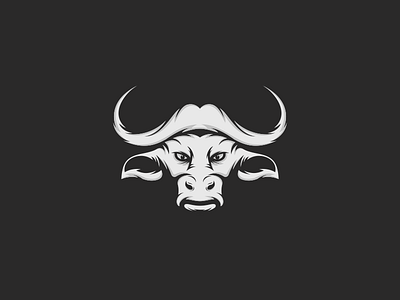 Buffalo animal art buffalo esportlogo logo simple vector