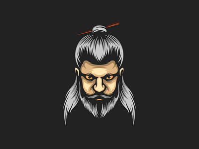 face warrior art awesome brand branding character design dribbble esport face forsale graphic ilustration logo pictures simple vector warrior