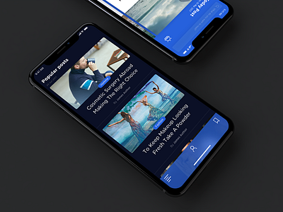 Noway Reader app dark design iphonex kit mobile noway reader template ui