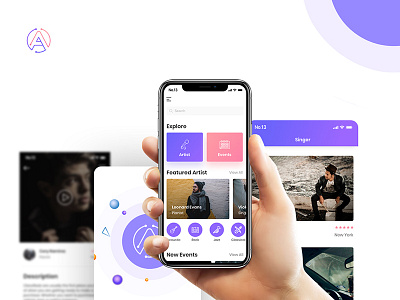 Aca Mobile App UI KIT aca design ios iphonex kit mobile template ui