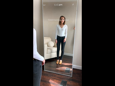Augmented Reality Smart Mirror Closet ar shopping augmented reality challenge daily design future future ar future ux mirror mirror interface prototype retail shopping smart mirror ui ux virtual virtual reality