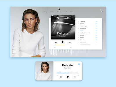 Daily Ui Challenge 009 - Music Player