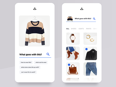 Daily Ui Challenge 022 - Search ai app card challenge clothes clothes app daily daily ui daily ui challenge fashion mobile search