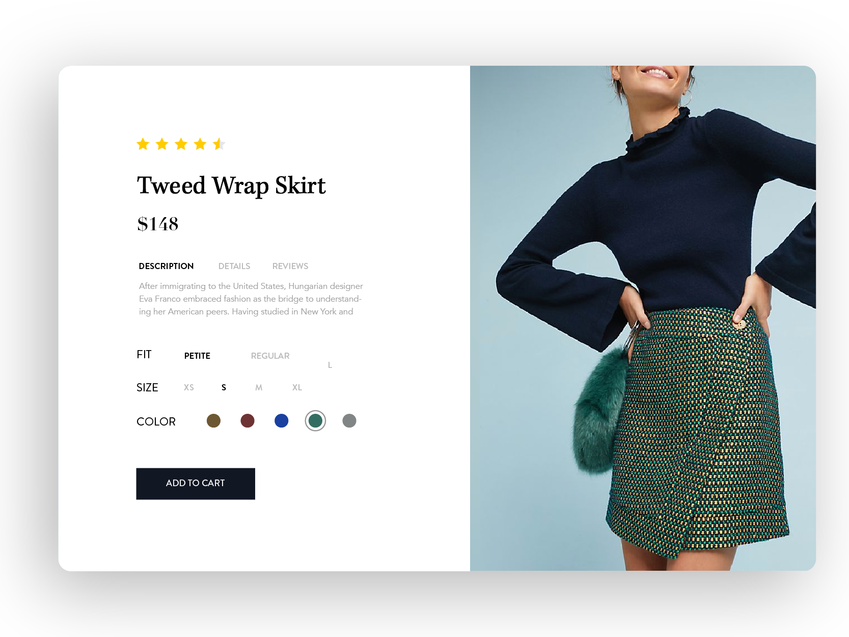 Daily Ui Challenge 033 - Customize Product by Andrea Eppy on Dribbble