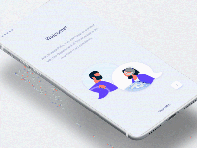 Automated Transportation Project app automation card challenge daily daily ui gif gif animated illustration mobile ui ux