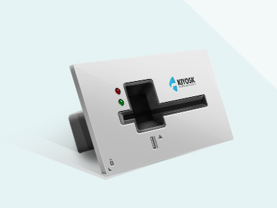 Portable ID card reader icon