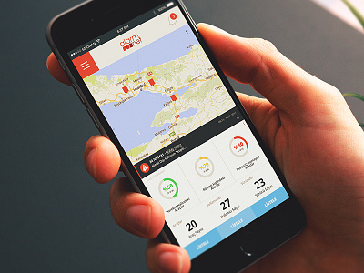 Vehilce Tracking App. 6noran fleet inspiration mobile startup tracking ui ux vehilce