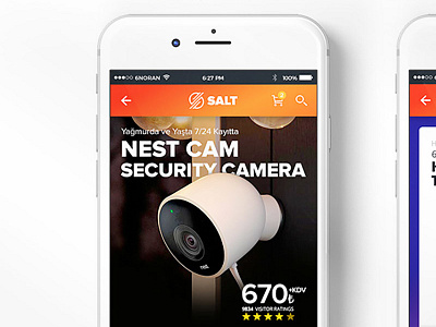 Salt Security Mobile UI 6noran cam commerce ecom ecommerce inspiration security startup store ui ux